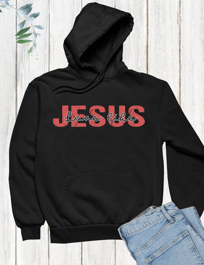 Love Like Jesus Christmas Hoodie