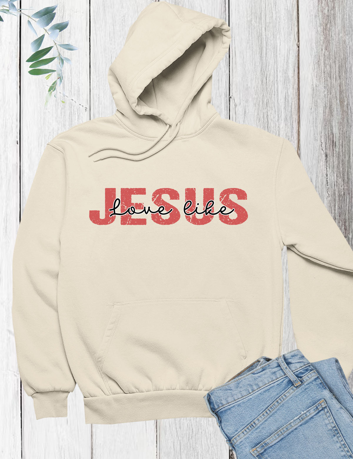 Love Like Jesus Christmas Hoodie