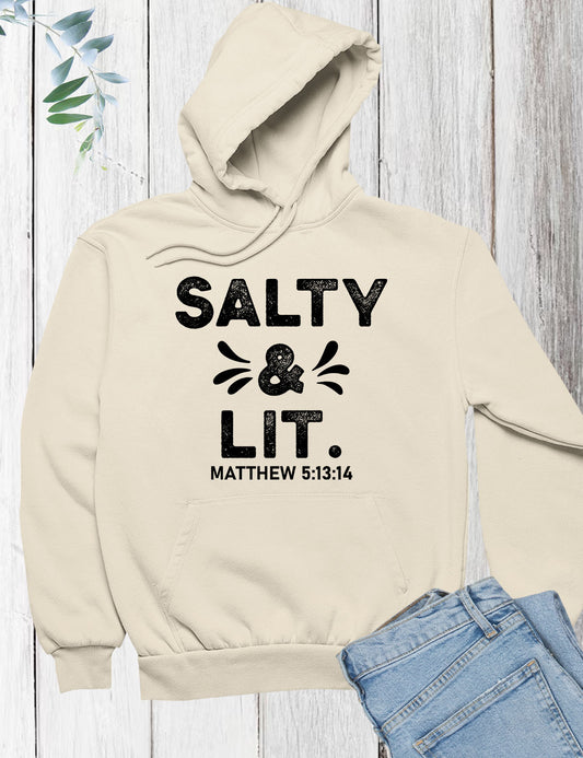 Salty and Light Christian Hoodie