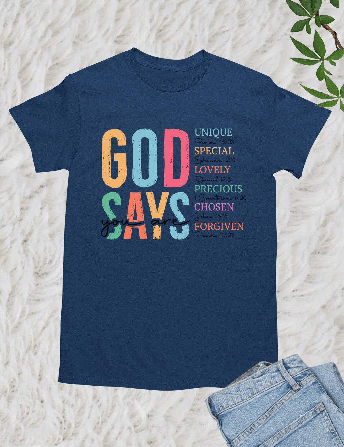 God Says You Are Boho Christian T Shirt