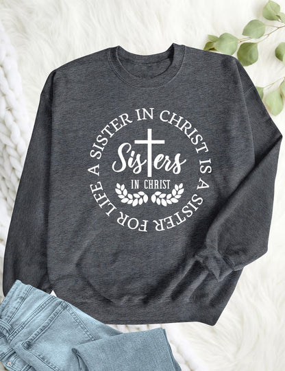 Sisters in Christ Church Women Sweatshirt
