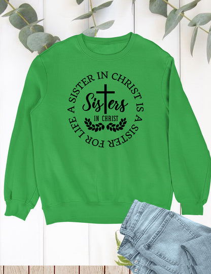 Sisters in Christ Church Women Sweatshirt