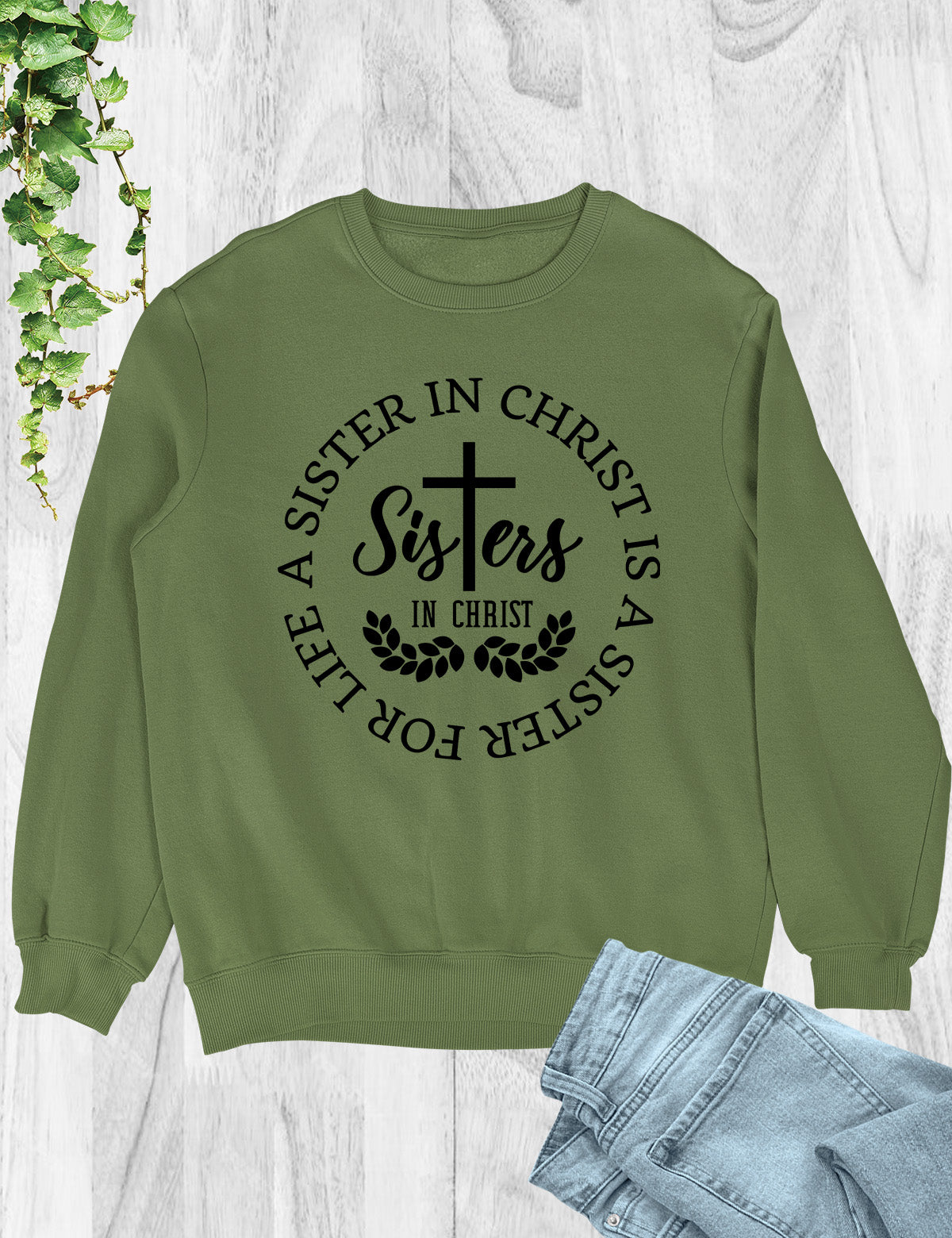 Sisters in Christ Church Women Sweatshirt