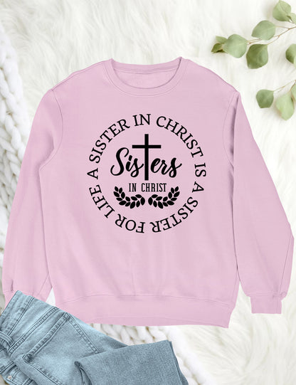 Sisters in Christ Church Women Sweatshirt