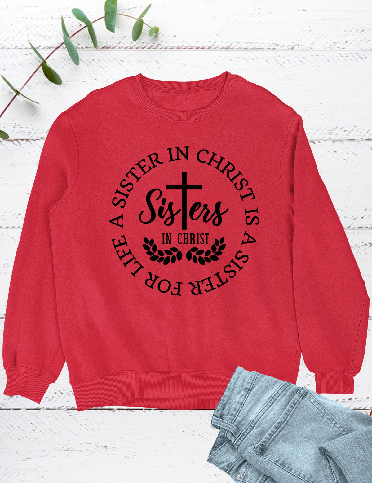 Sisters in Christ Church Women Sweatshirt