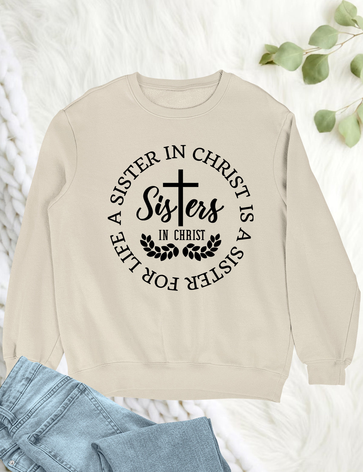 Sisters in Christ Church Women Sweatshirt