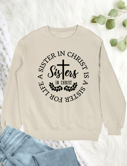 Sisters in Christ Church Women Sweatshirt