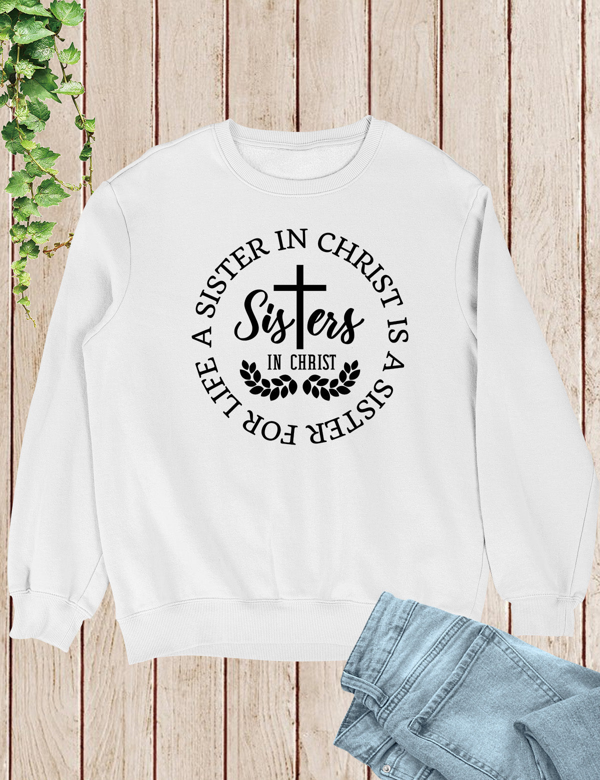 Sisters in Christ Church Women Sweatshirt