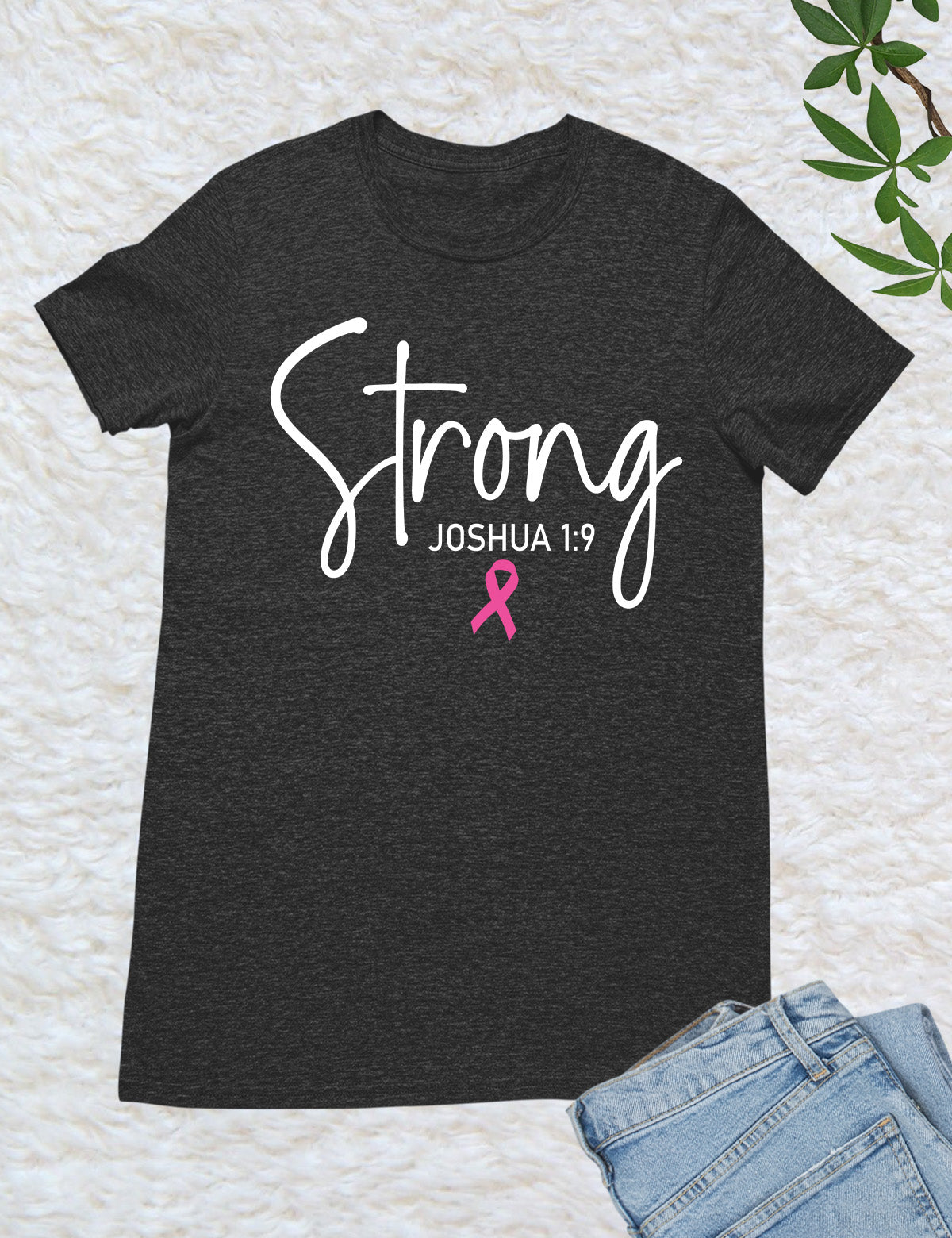 Breast Cancer Survivor Strong Bible Verse Shirt