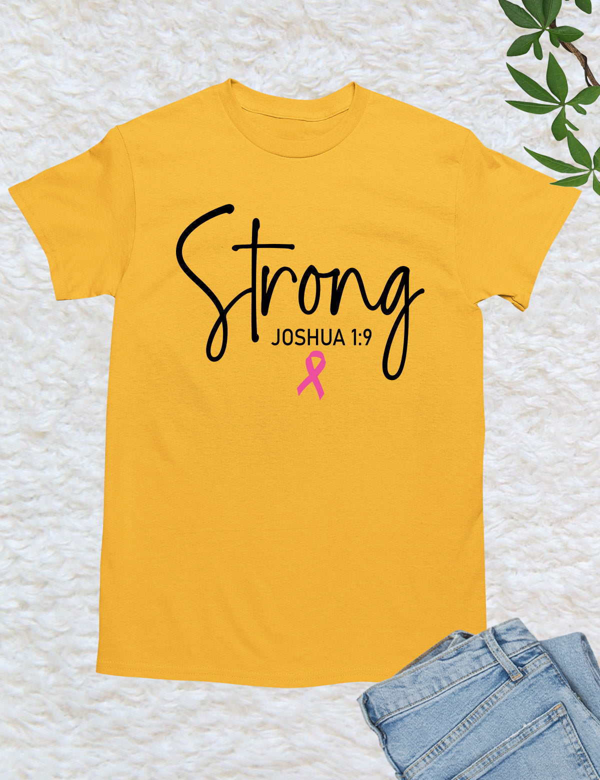 Breast Cancer Survivor Strong Bible Verse Shirt