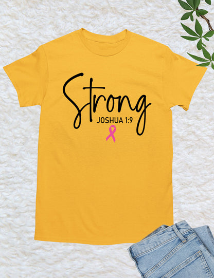 Breast Cancer Survivor Strong Bible Verse Shirt