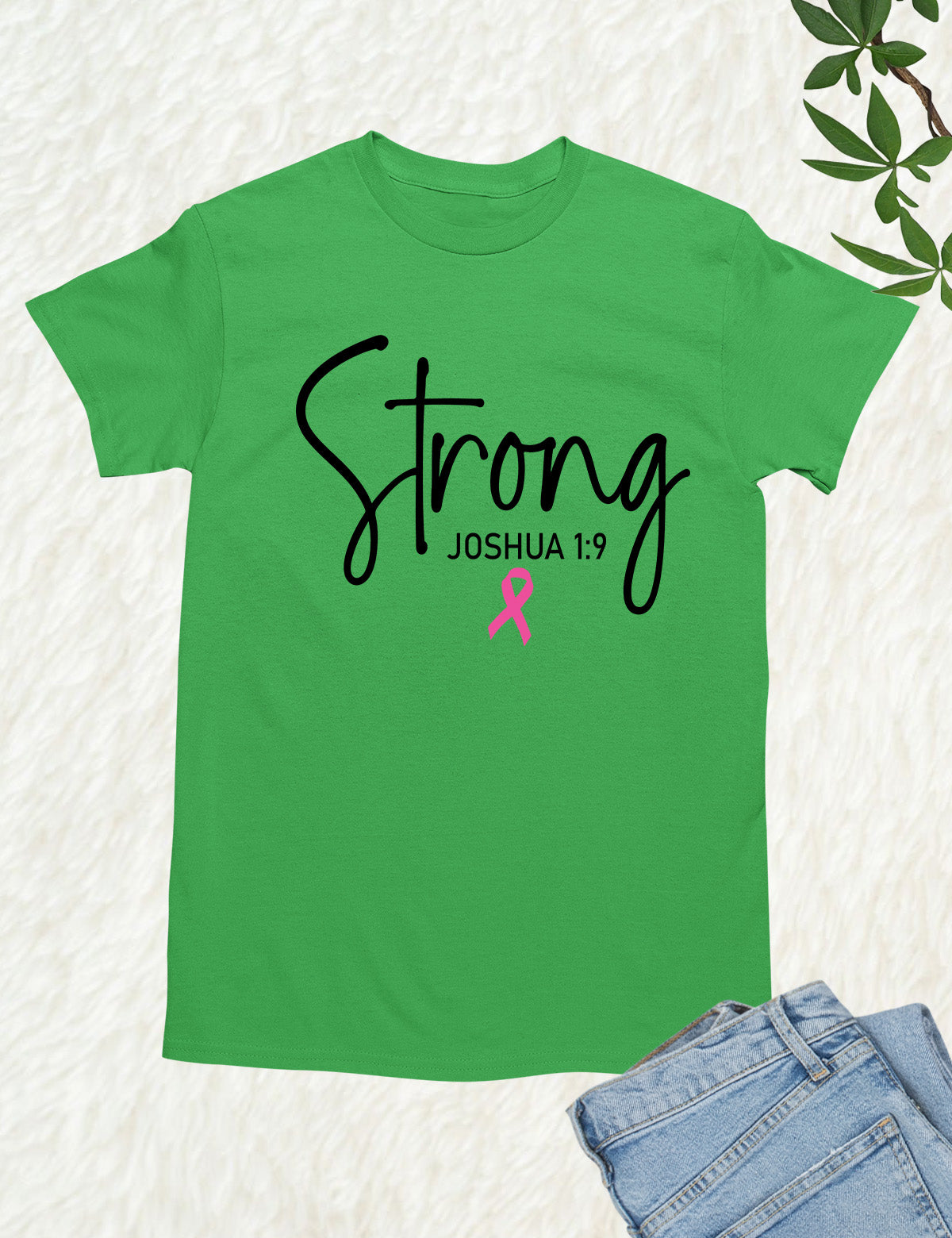 Breast Cancer Survivor Strong Bible Verse Shirt