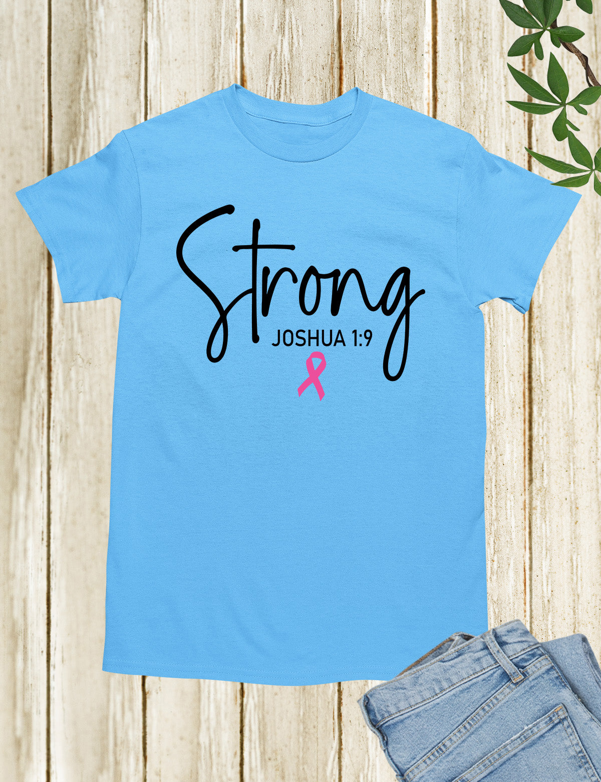 Breast Cancer Survivor Strong Bible Verse Shirt