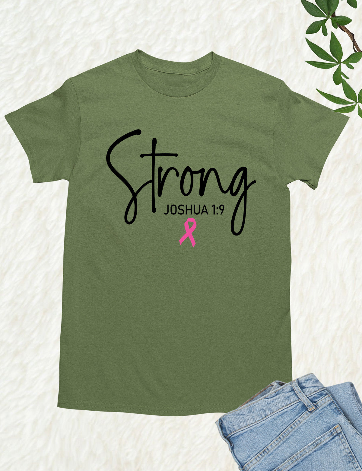 Breast Cancer Survivor Strong Bible Verse Shirt