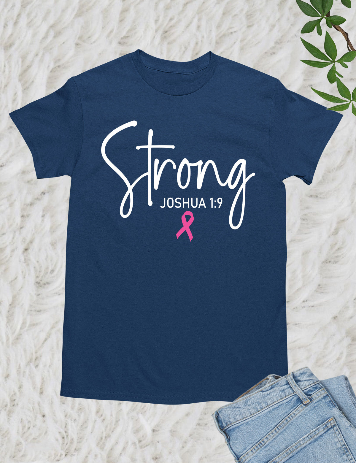 Breast Cancer Survivor Strong Bible Verse Shirt