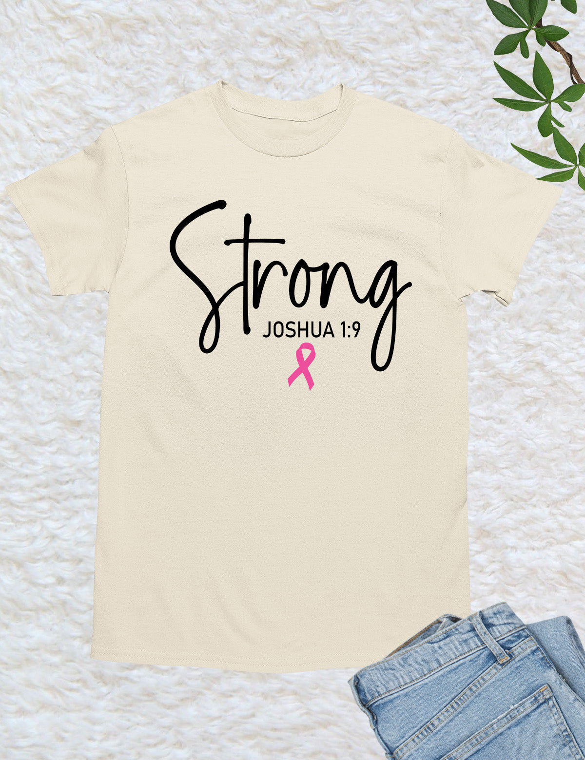 Breast Cancer Survivor Strong Bible Verse Shirt