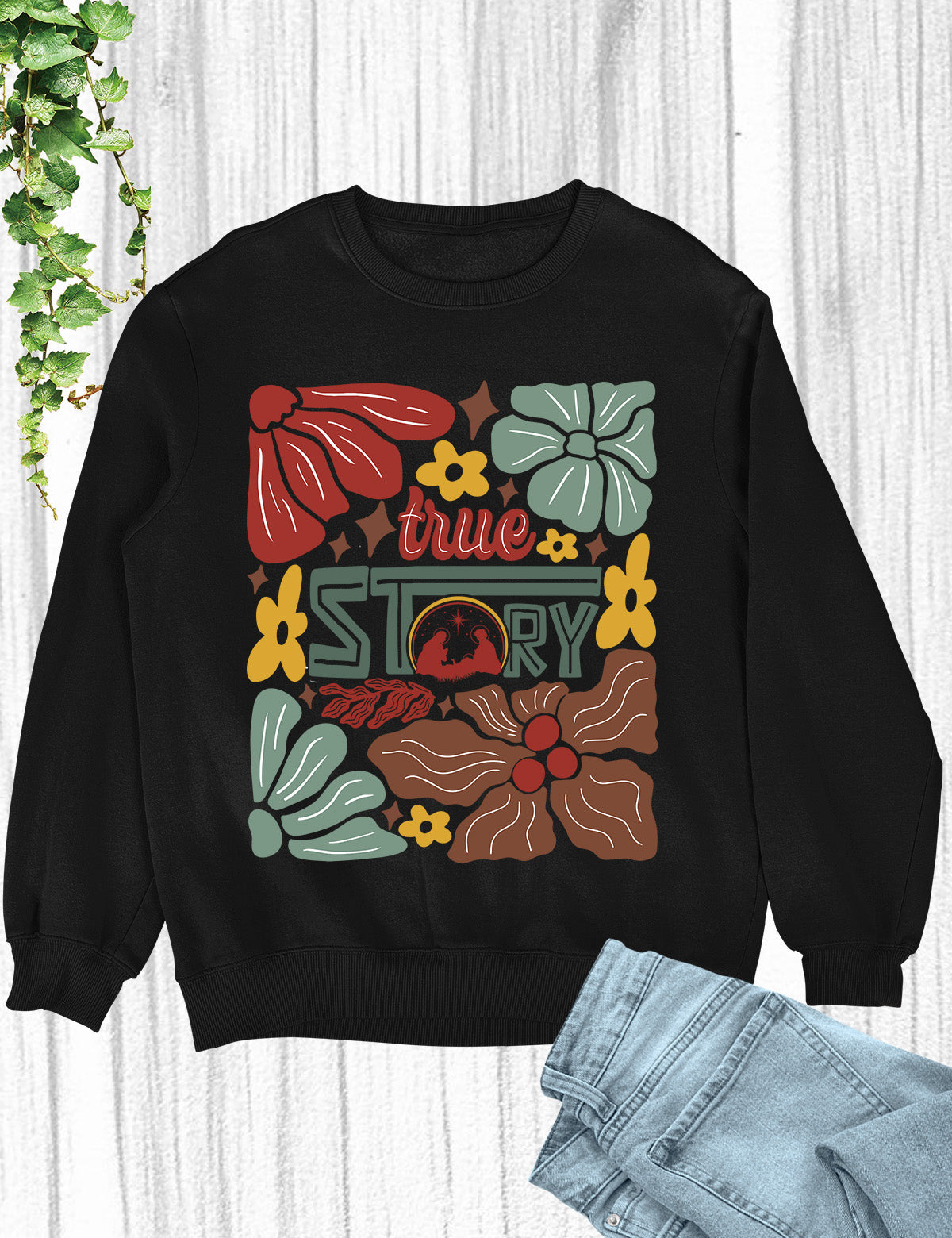 True Story Boho Christmas Hoodie