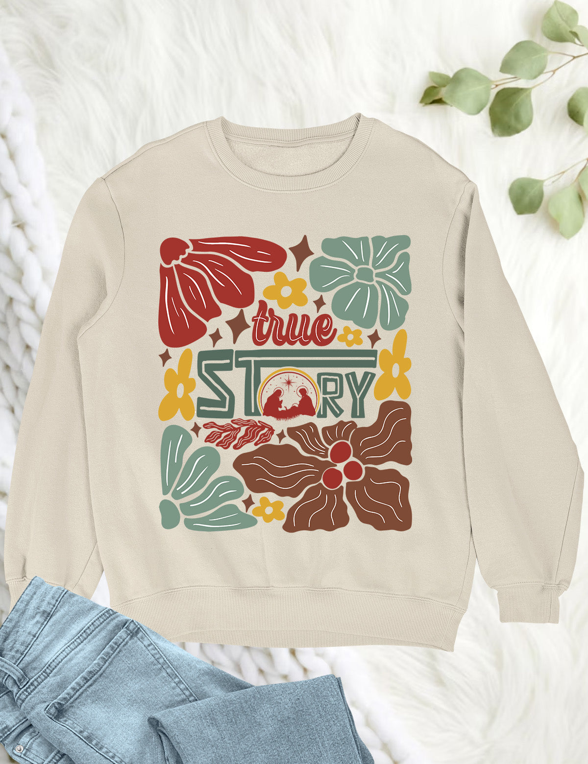 True Story Boho Christmas Hoodie