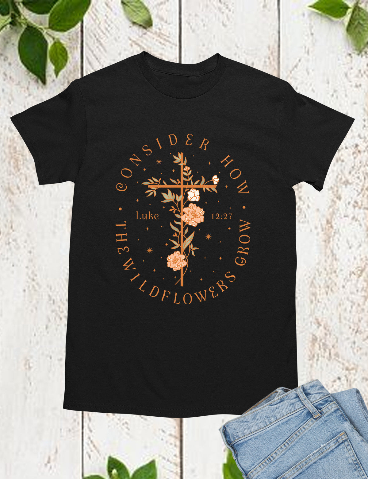 Wildflower Grow Bible Verse Gift T Shirt