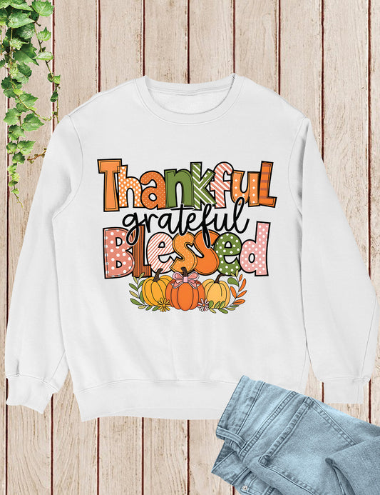 Thankful Grateful Blessed Sweatshirt