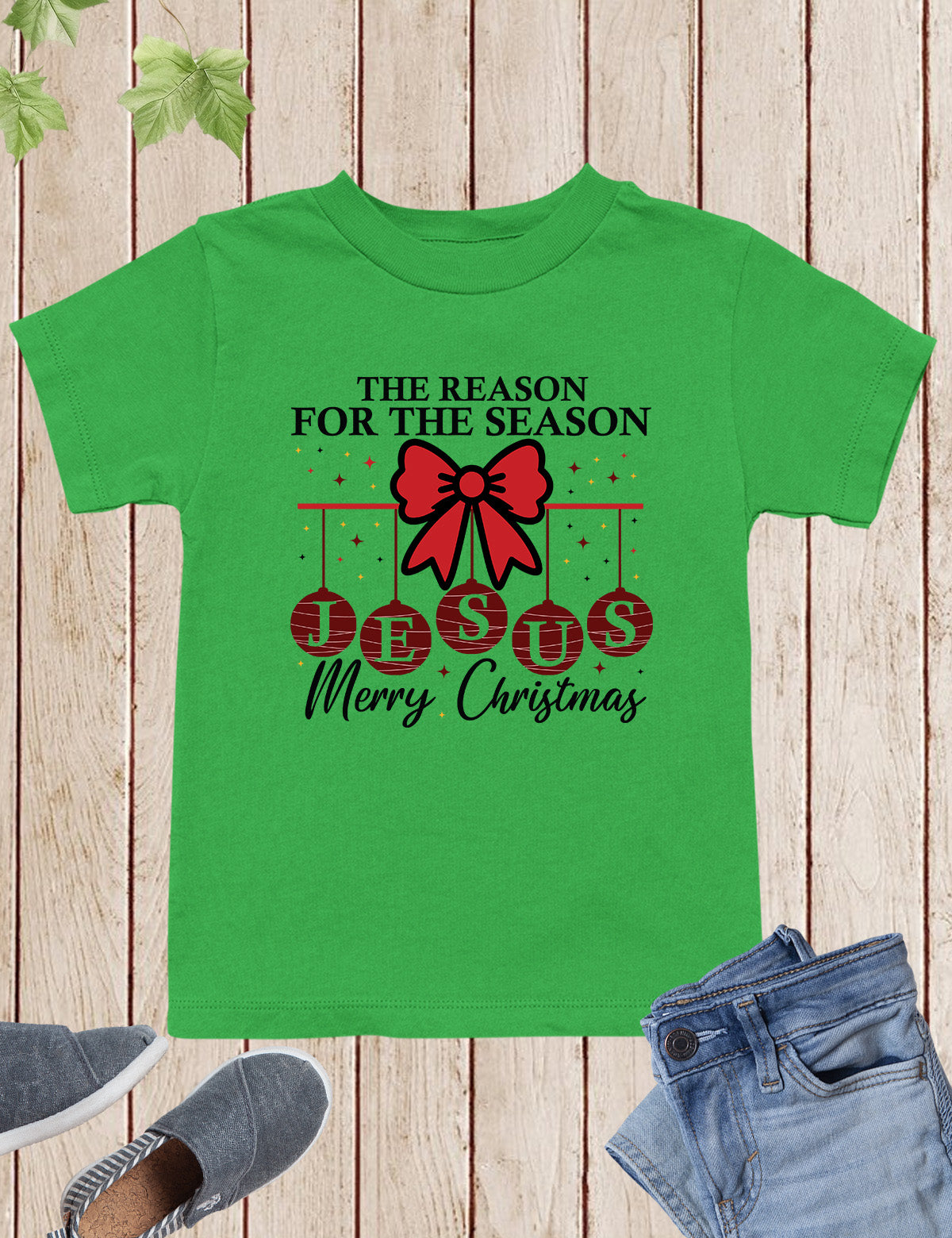 Kids Merry Christmas Hoodie Jesus is The Reason for Season Shirt