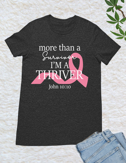 Cancer Thrive Survivor Christian Shirts