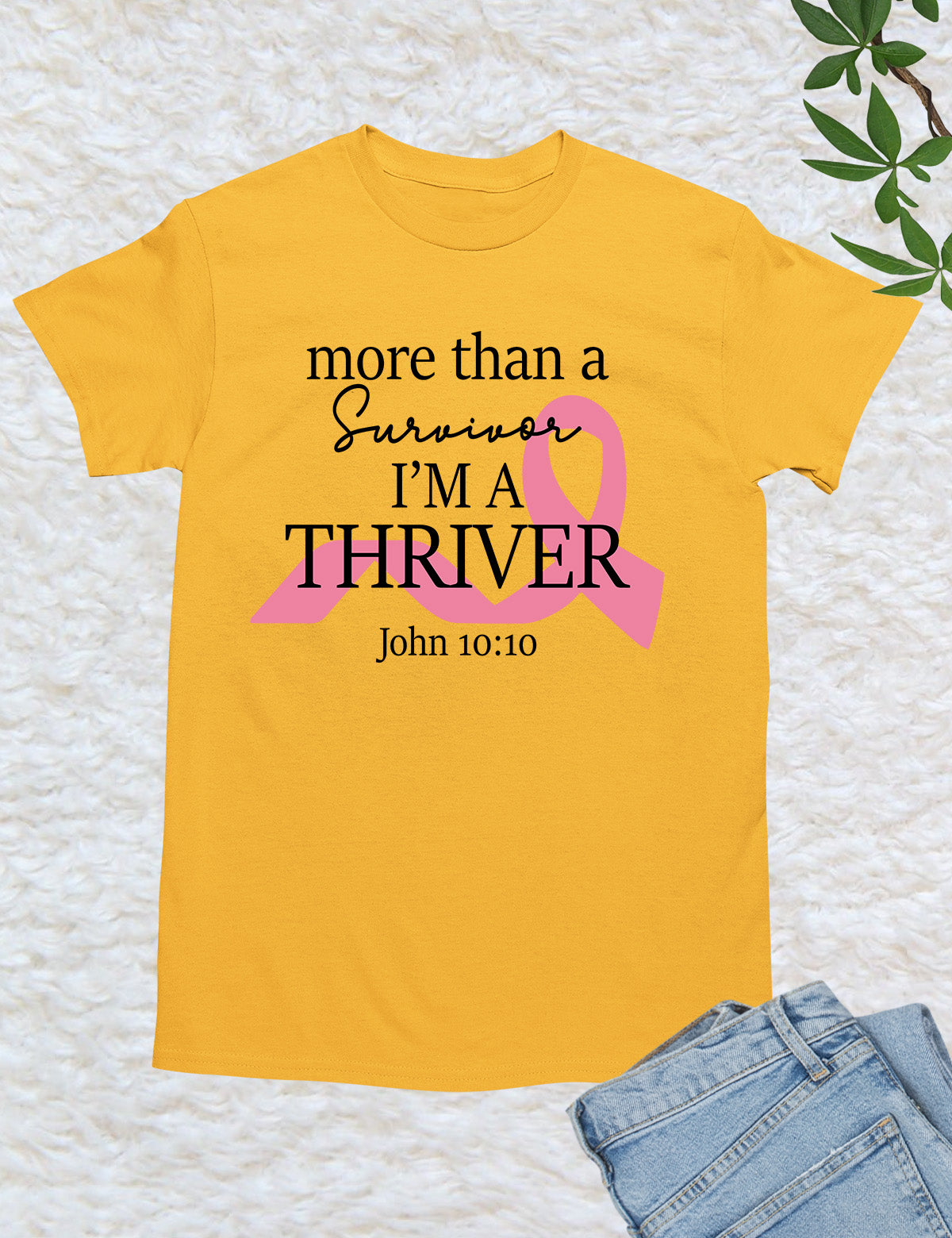 Cancer Thrive Survivor Christian Shirts