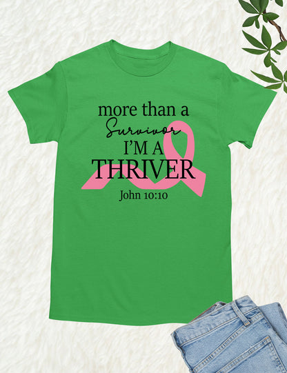 Cancer Thrive Survivor Christian Shirts