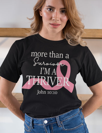 Cancer Thrive Survivor Christian Shirts