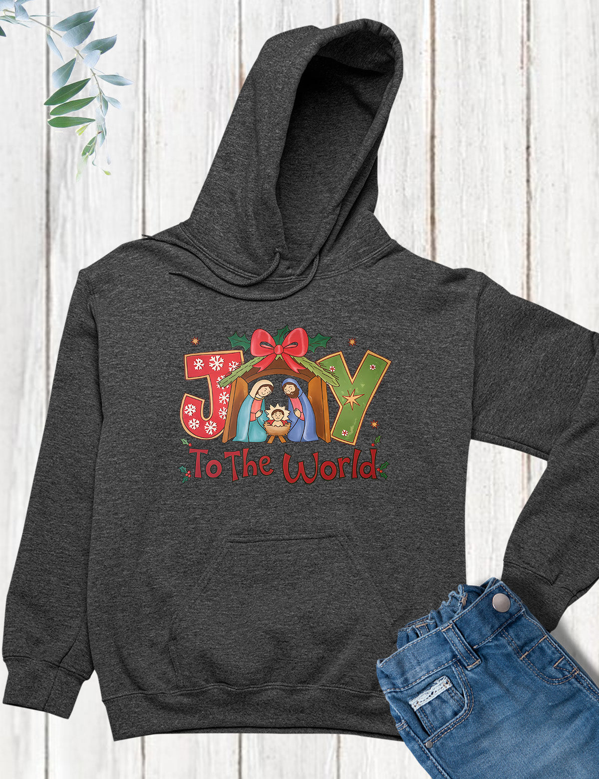 Joy to The World Christmas Hoodie