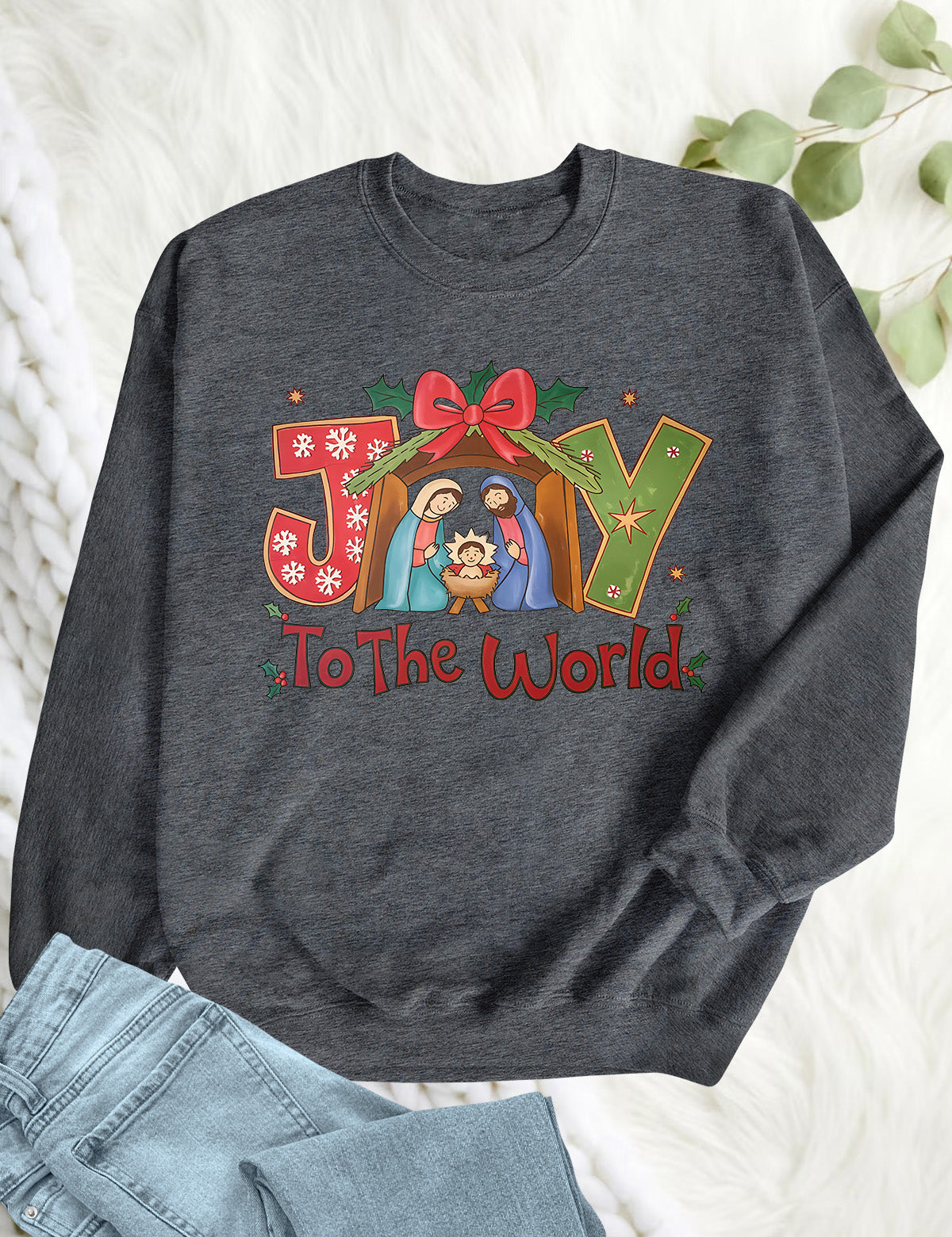 Joy to The World Christmas Hoodie