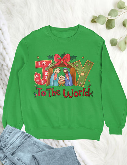 Joy to The World Christmas Hoodie