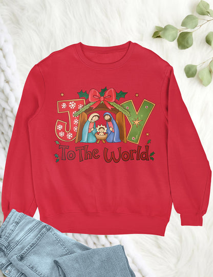 Joy to The World Christmas Hoodie