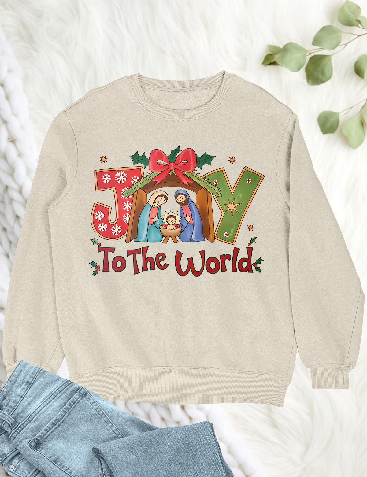 Joy to The World Christmas Hoodie