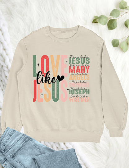 Love Like Jesus Christmas Sweater