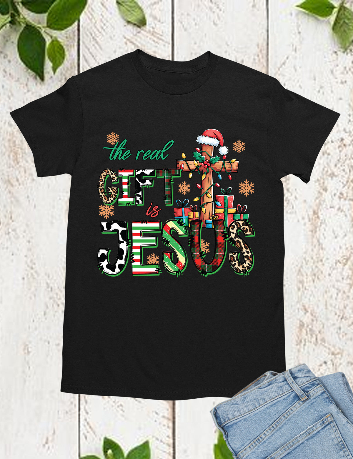 The Real Gift Jesus Christmas Shirt