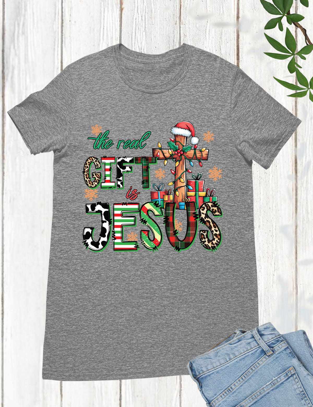 The Real Gift Jesus Christmas Shirt