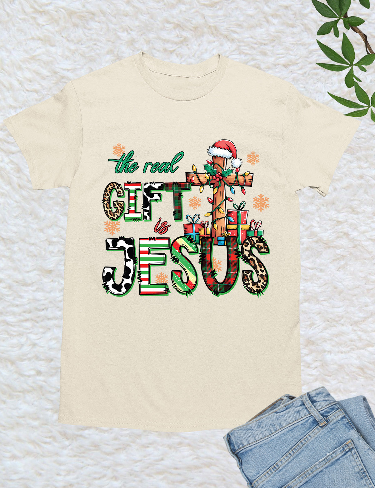 The Real Gift Jesus Christmas Shirt