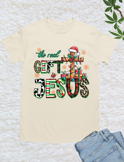 The Real Gift Jesus Christmas Shirt