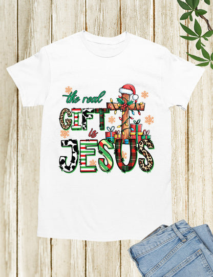 The Real Gift Jesus Christmas Shirt