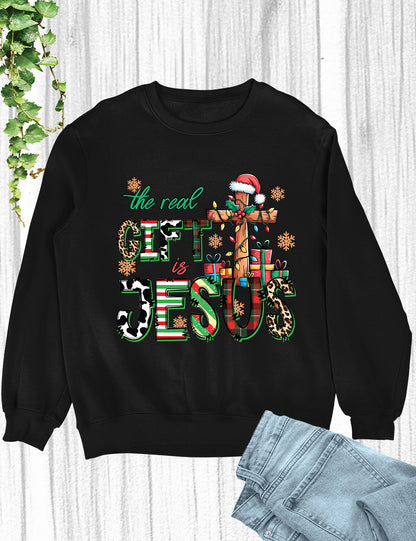 The Real Gift Jesus Christmas Shirt