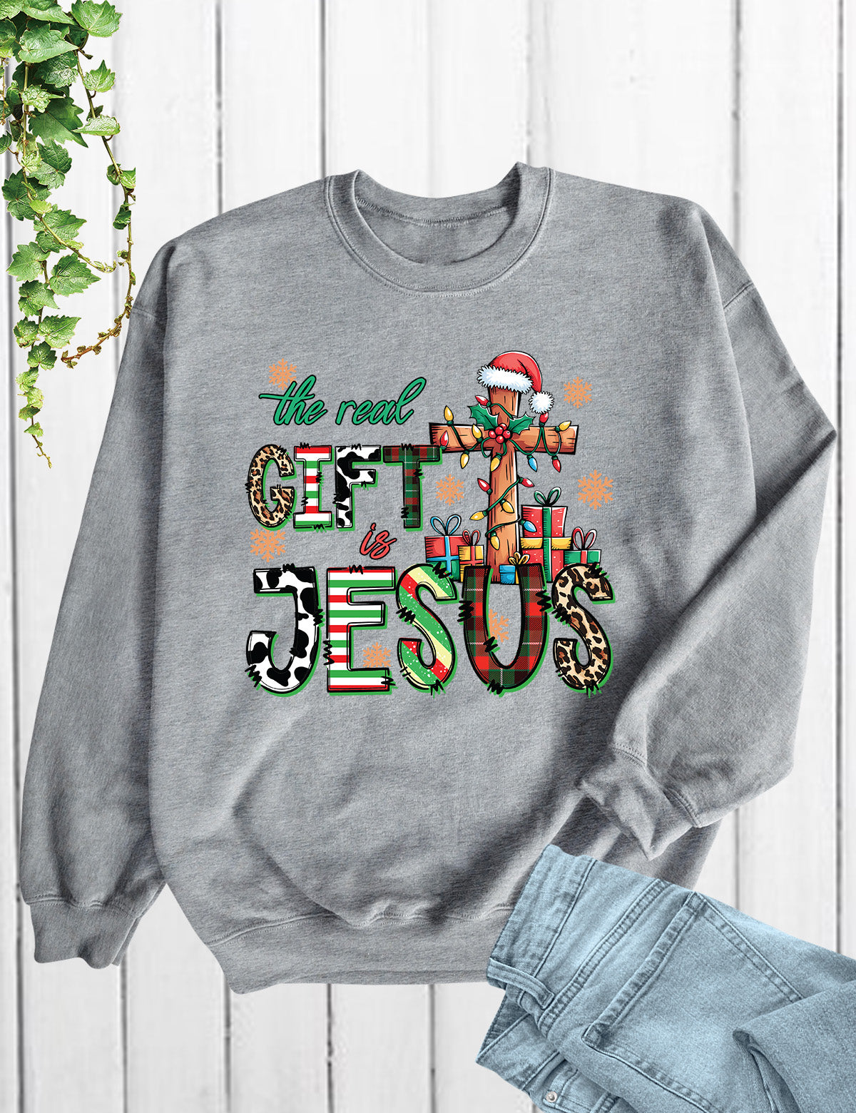 The Real Gift Jesus Christmas Shirt