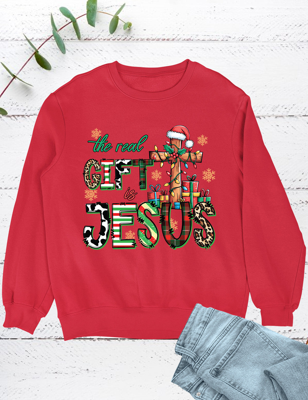 The Real Gift Jesus Christmas Shirt