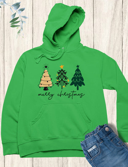 Merry Christmas Tree Hoodie