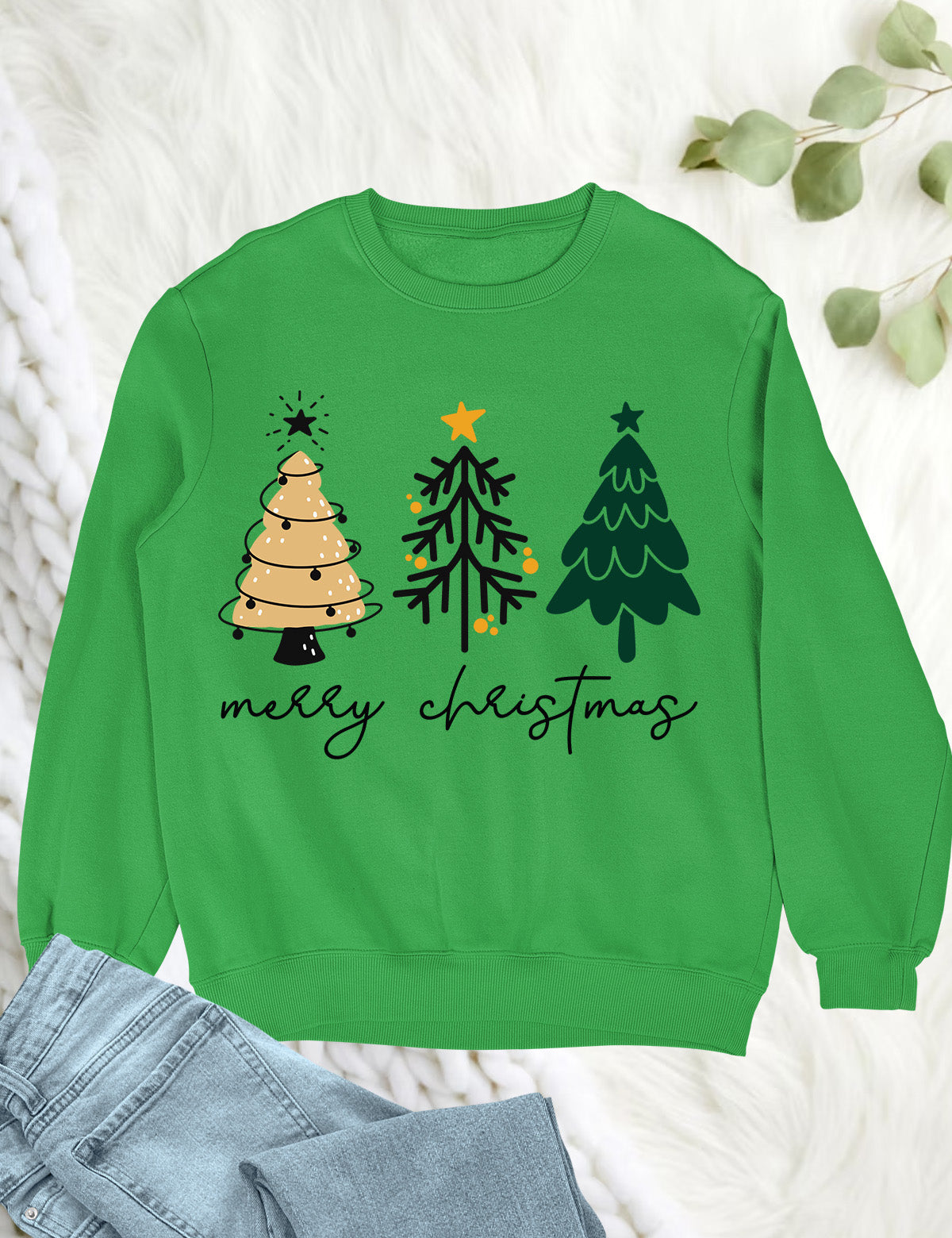 Merry Christmas Tree Hoodie