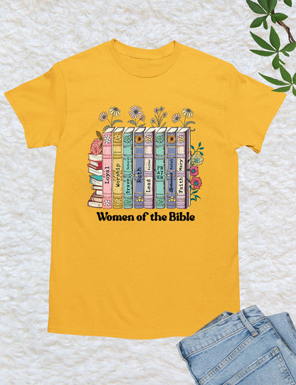 Woman of Bible Flower Book T Shirt