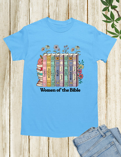 Woman of Bible Flower Book T Shirt