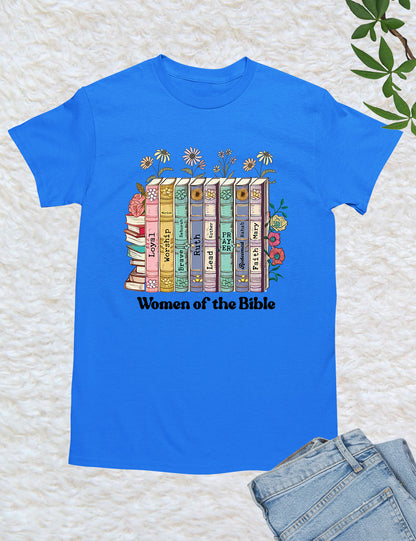 Woman of Bible Flower Book T Shirt