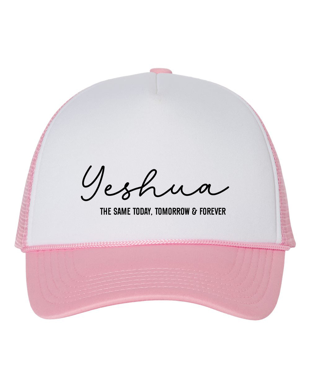 Yeshua Same Today Tomorrow and  Forever Cap Trucker Hat