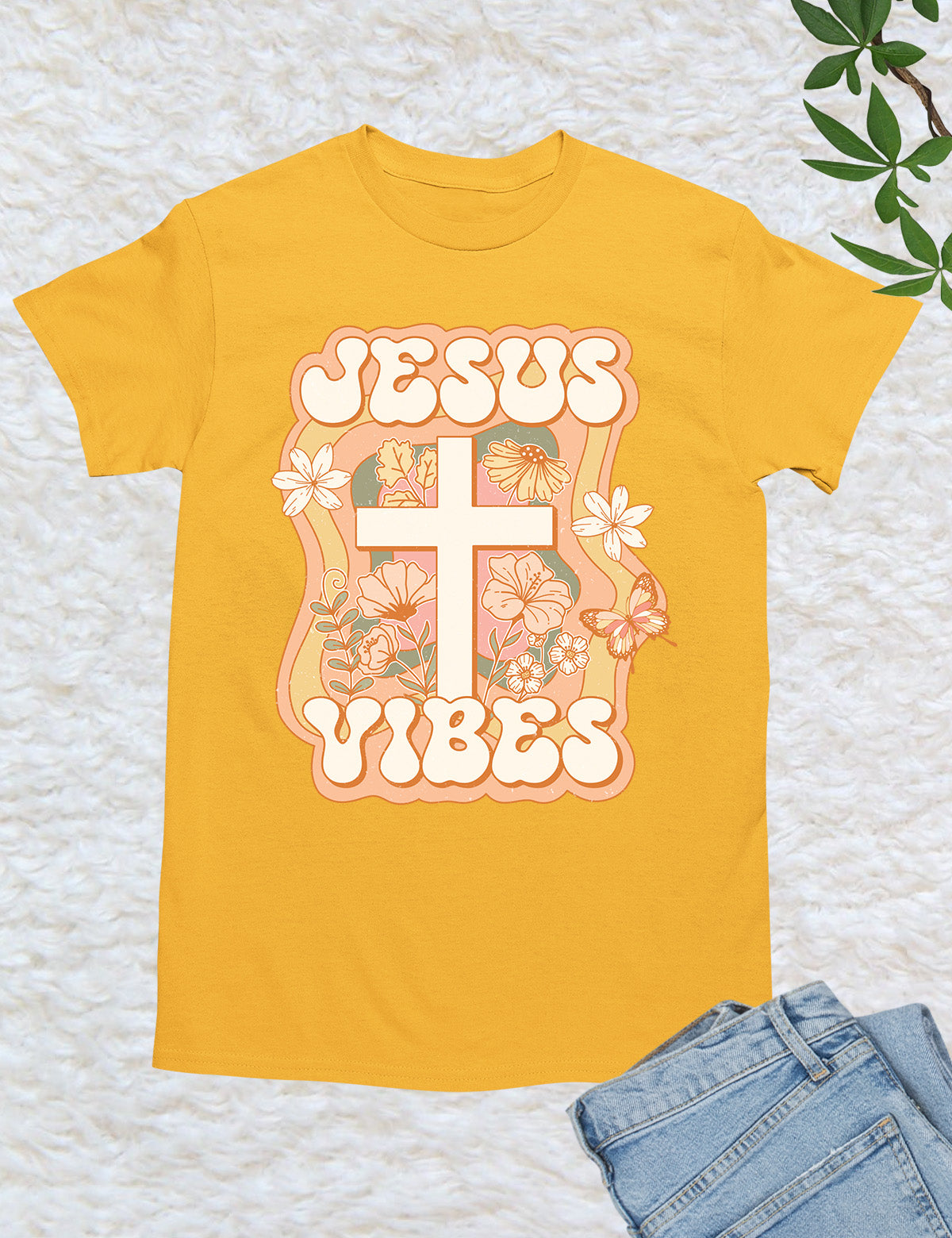 Jesus Vibes Vintage T Shirt